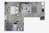 A1 Floor Plan A1 Floor Plan with 600 square feet at Ashford Crossing, Shrewsbury, MA, 01545